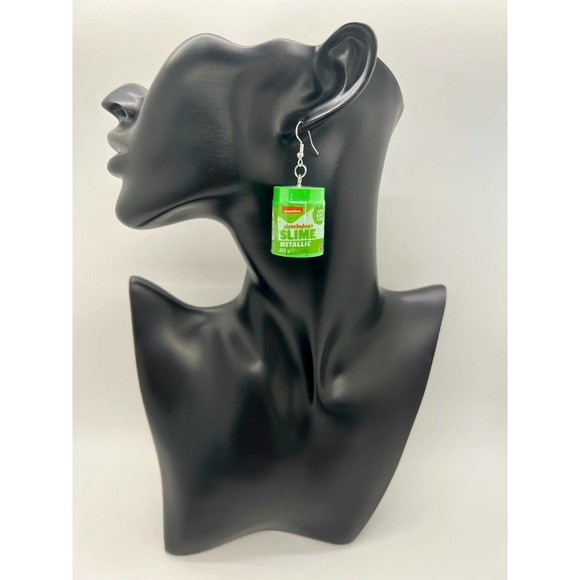 Slime Earrings - Nickelodeon Green Slime Earrings - Mini Brands Earrings - Picture 5 of 6